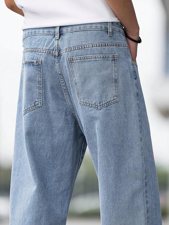 KOTTY Mens Regular Fit|Classic Design with Stylish Look |Day Comfort|Mide Rise Strachable Jeans - Image 3